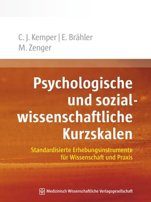 cover image of Psychologische und sozialwissenschaftliche Kurzskalen